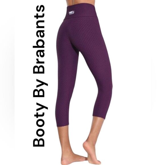 Booty By Brabants CROCO SKIN LEGGINGS Purple OS one size - Picture 1 of 5
